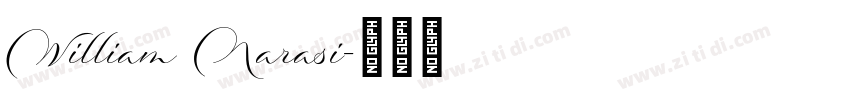 William Narasi字体转换
